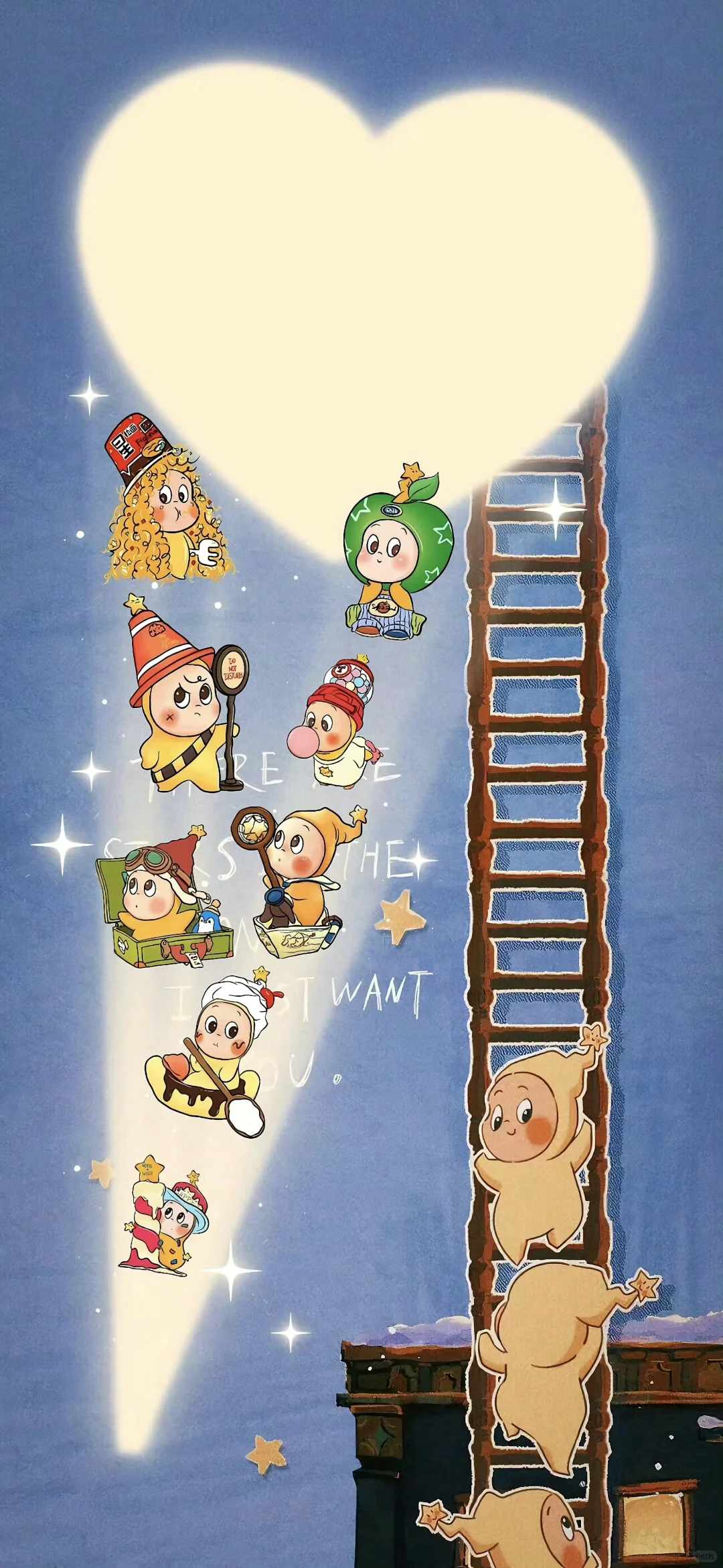 高清壁纸|背景图 动态+静态星星人合集✨