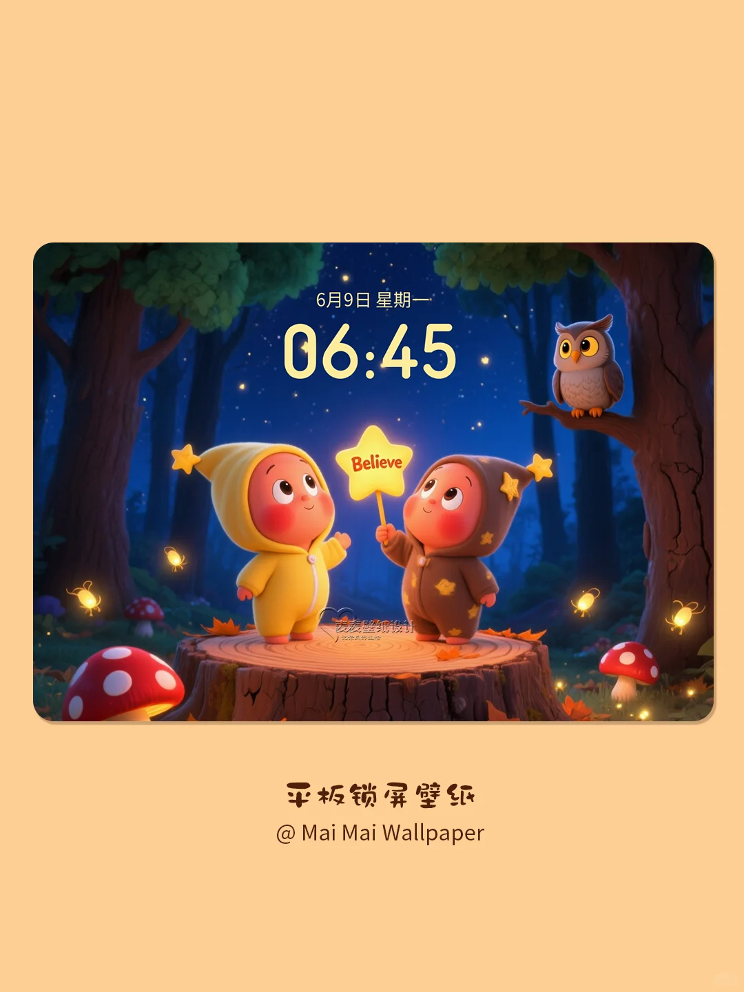 221 星星人暗夜精灵·ipad平板壁纸