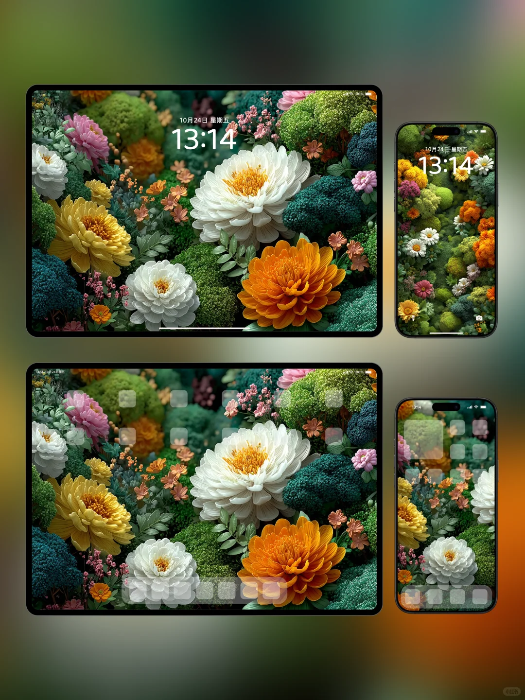 这是谁家的小花园啊|绿植花海治愈系壁纸