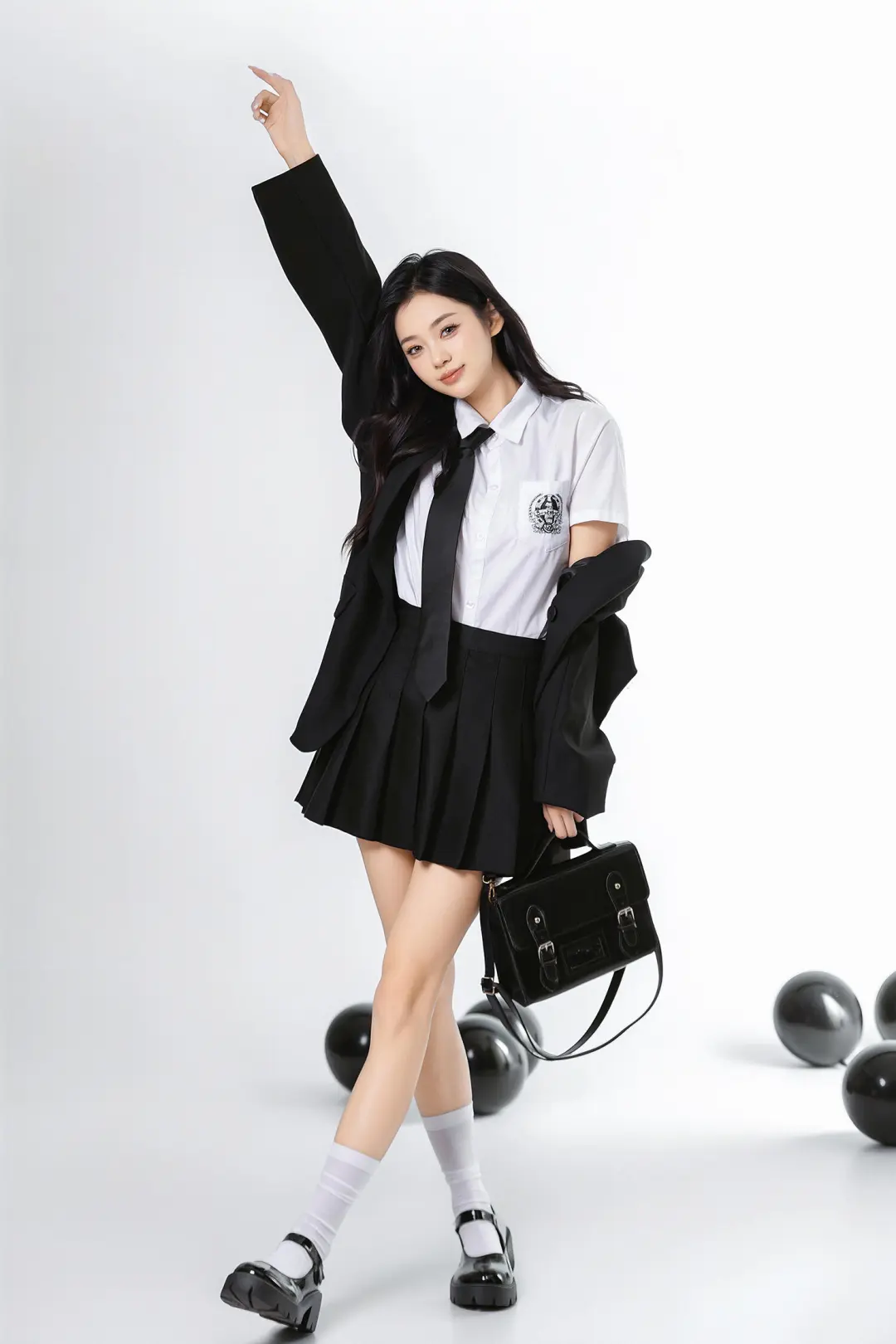 韩系女高每一张都很惊艳!郴州少女写真