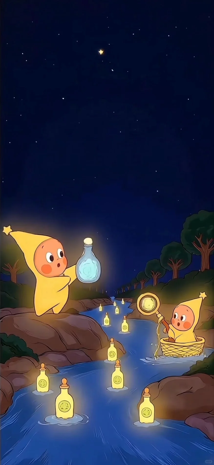 高清壁纸|背景图 动态+静态星星人合集✨