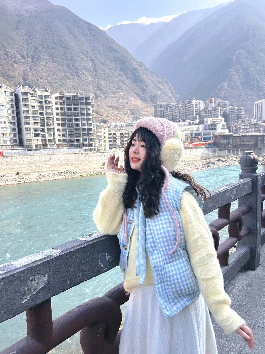 微胖穿搭|雪山秋冬旅游搭配