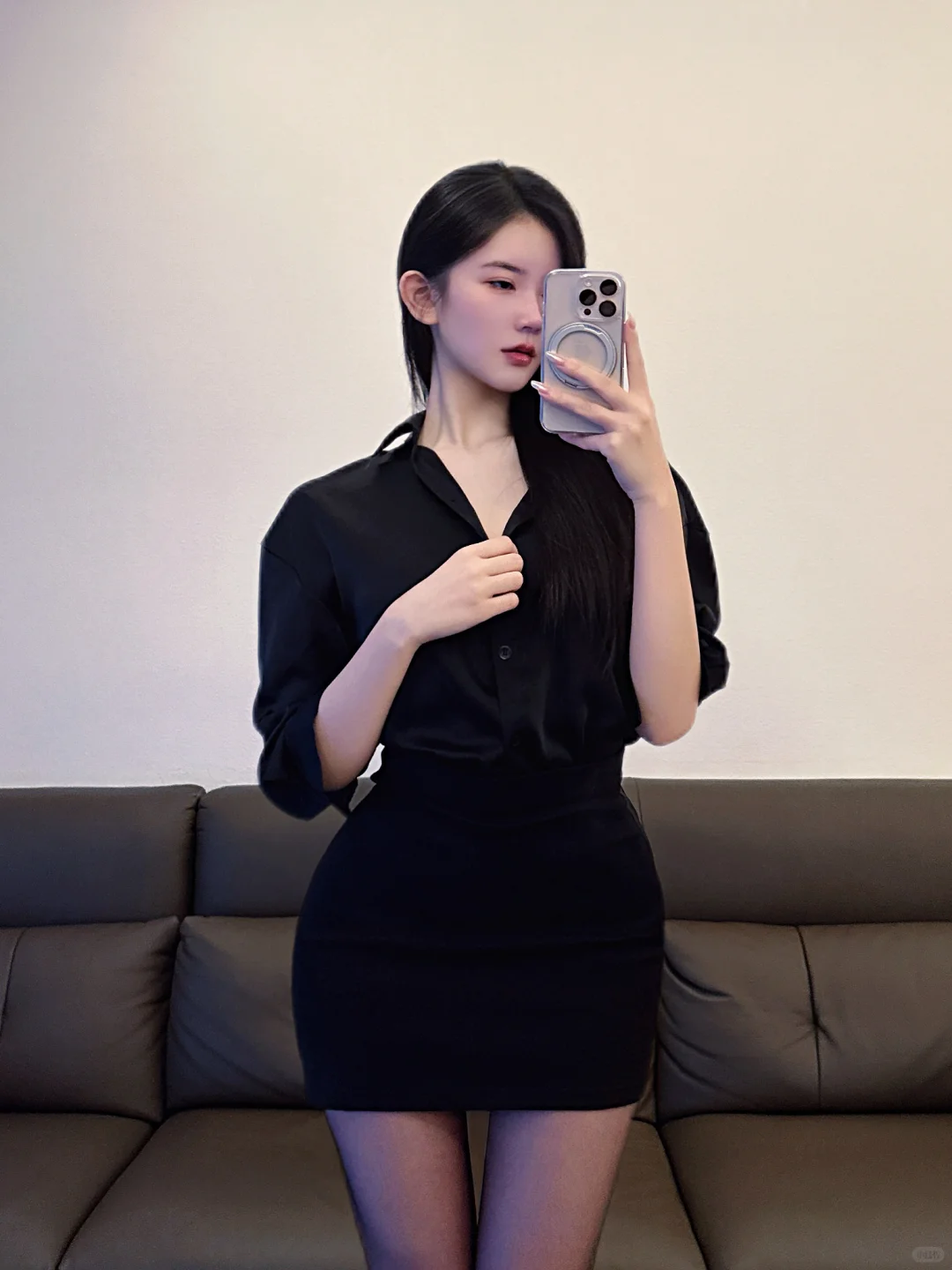 御姐穿搭｜冷感职场御姐风