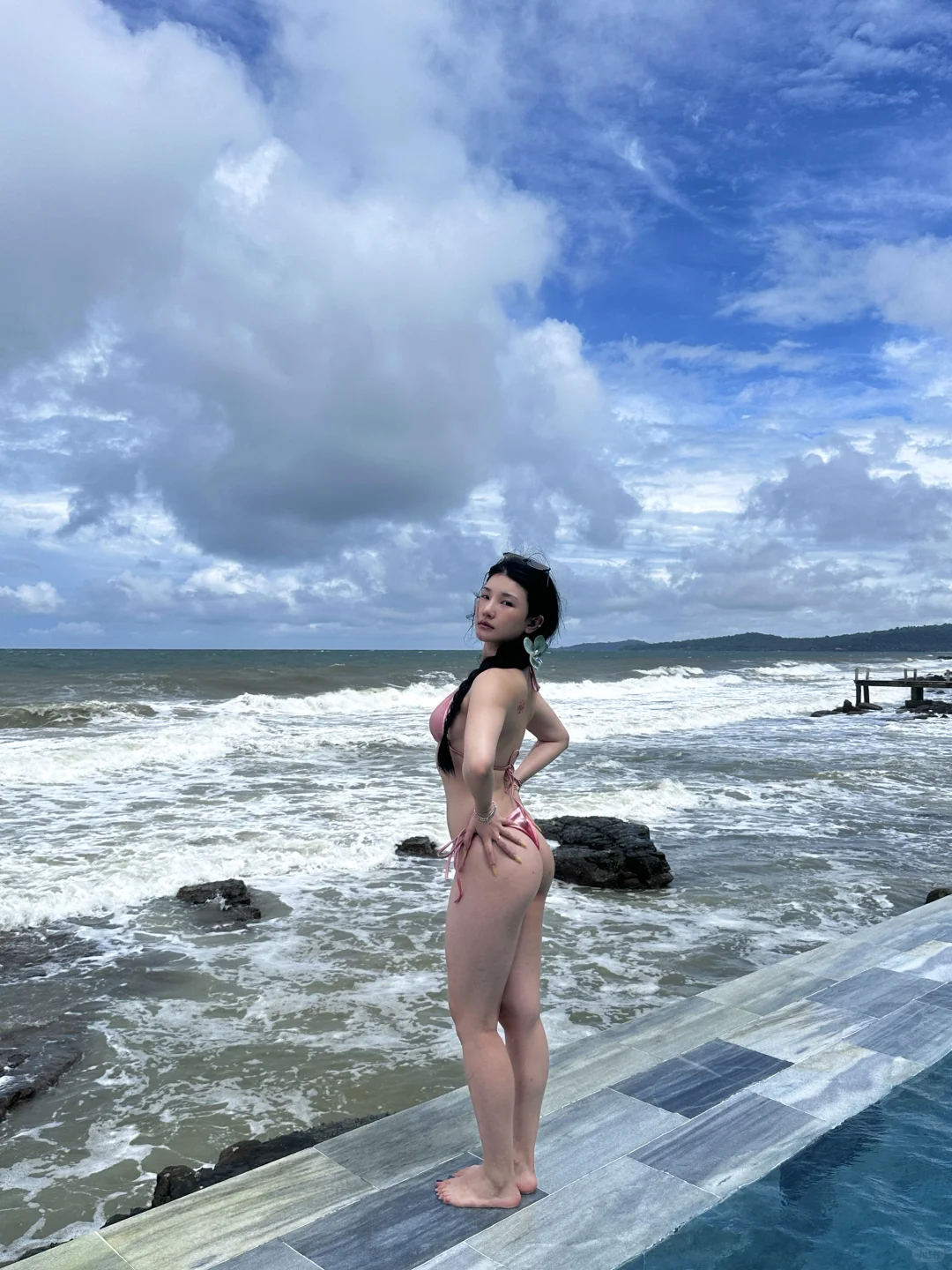 度假就要晒成巧克力色🏝️