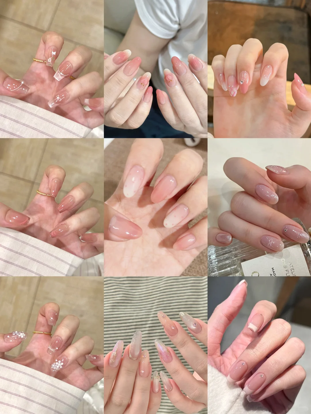 粉色水蜜桃合集丨超纯欲氛围感美甲