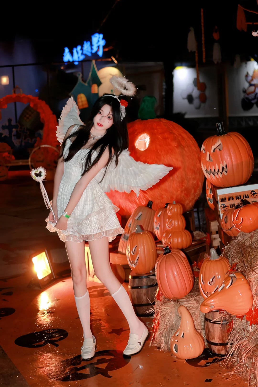 🎃⃔ 万圣节小天使出没⚡︎₊⁺🪽