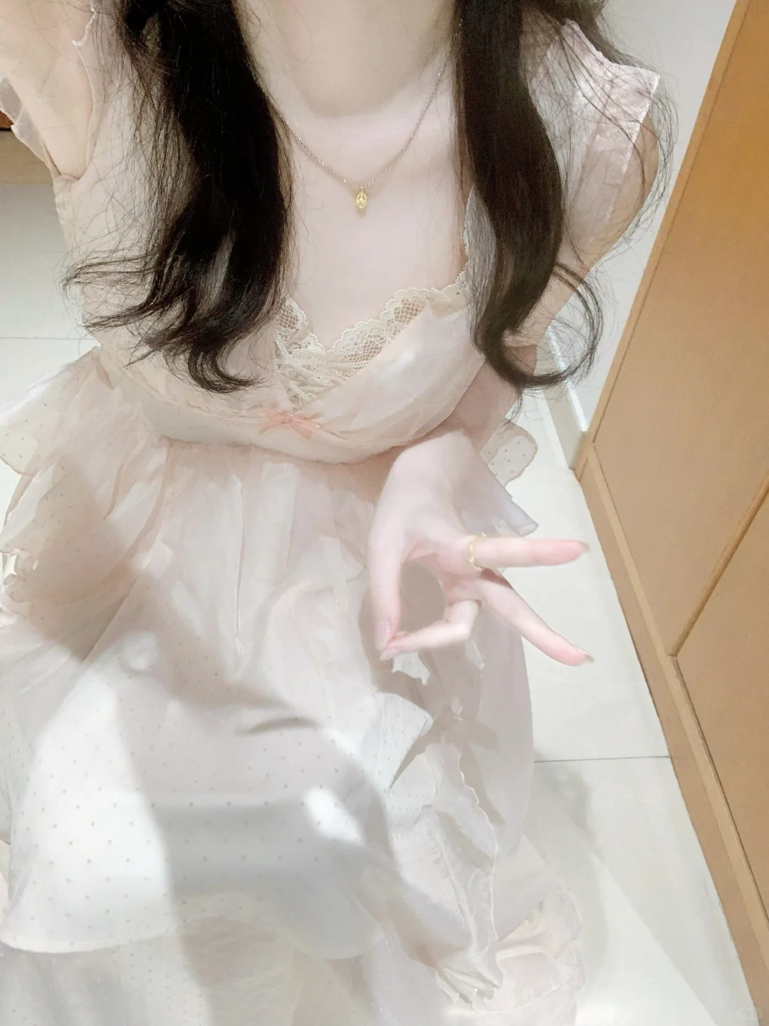软柔杏仙仙天丝重工裙裙🧺˚ ༘🥛ˎˊ˗
