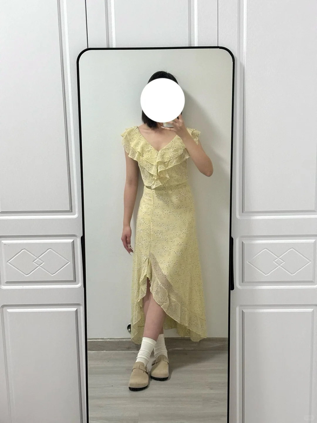 165/105 H型 pdd不露腿长裙测评(二)