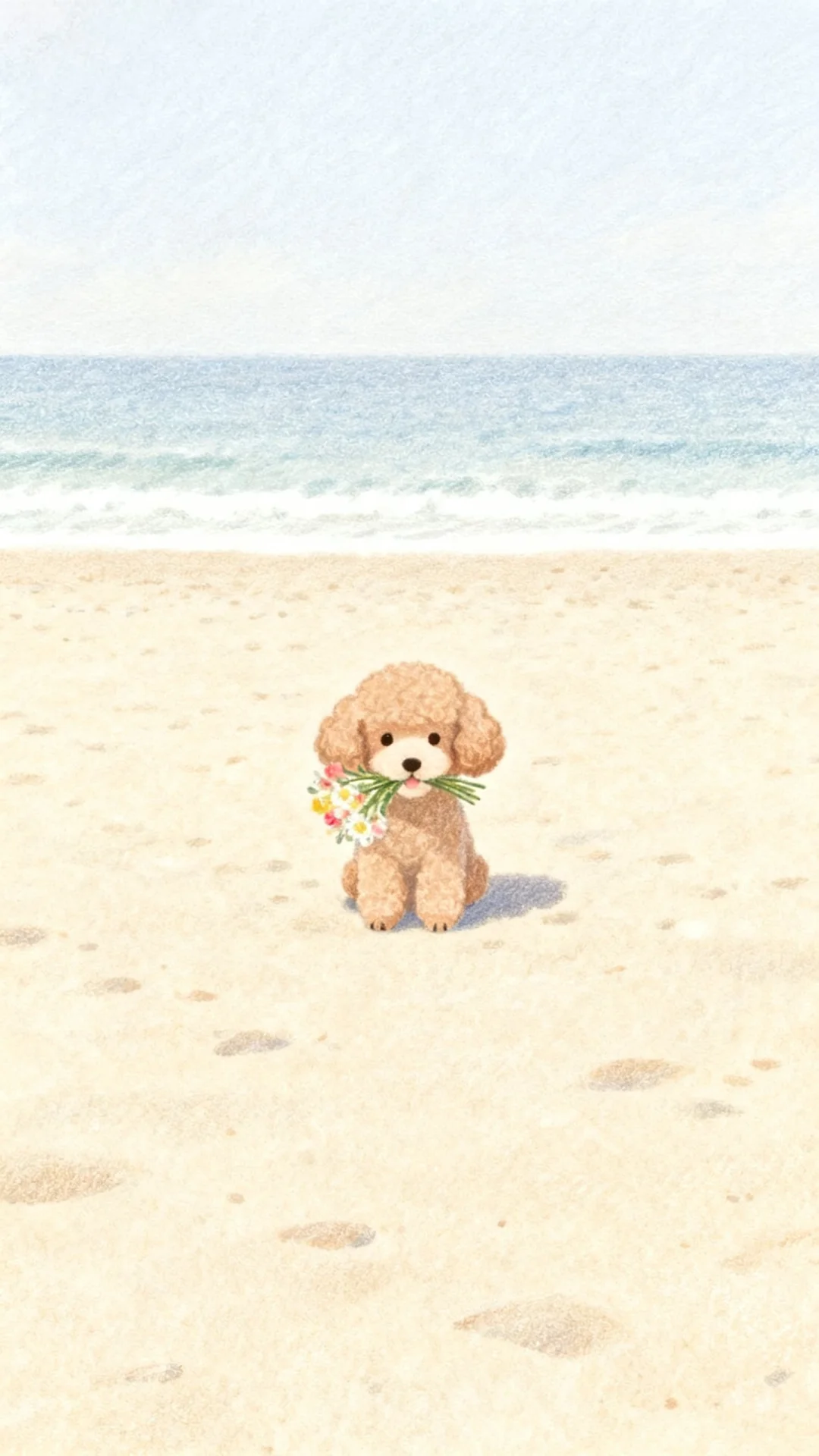 🐶汪星人手机壁纸来了!送主人们一束花