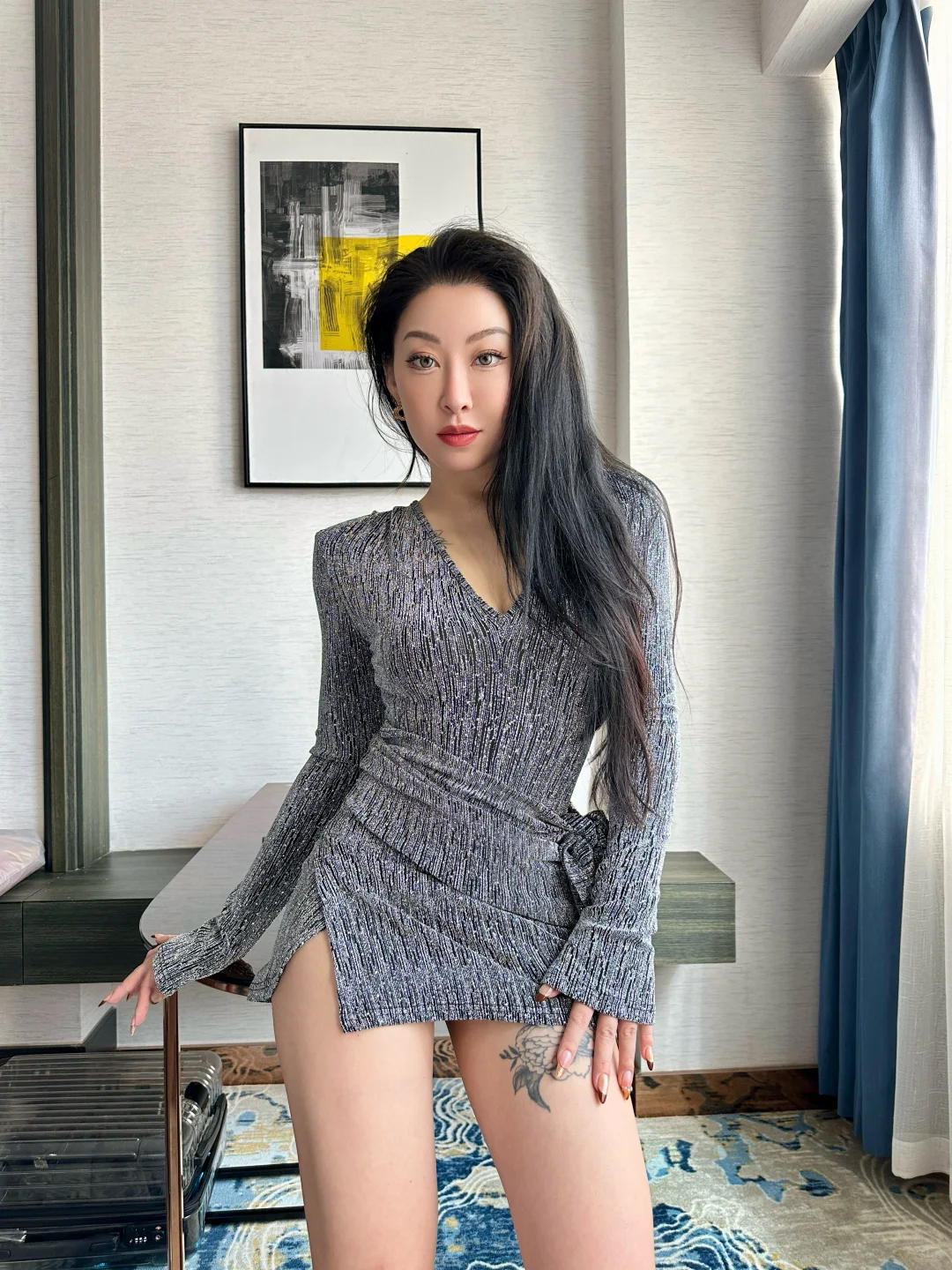 谁懂姐感甜御风拍照的含金量!大长腿ootd