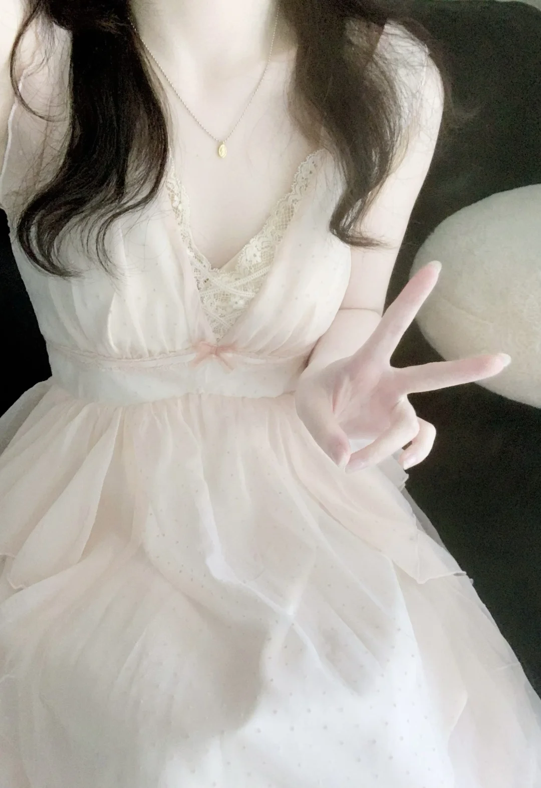 软柔杏仙仙天丝重工裙裙🧺˚ ༘🥛ˎˊ˗
