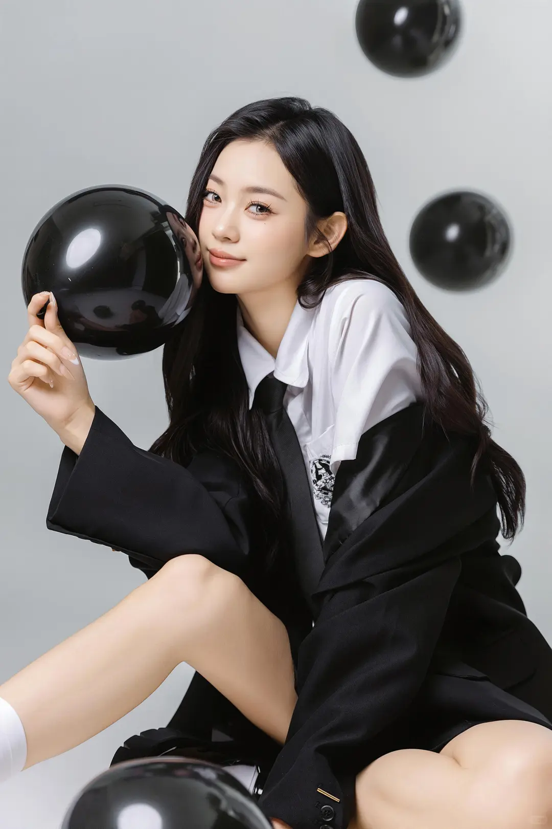 韩系女高每一张都很惊艳!郴州少女写真