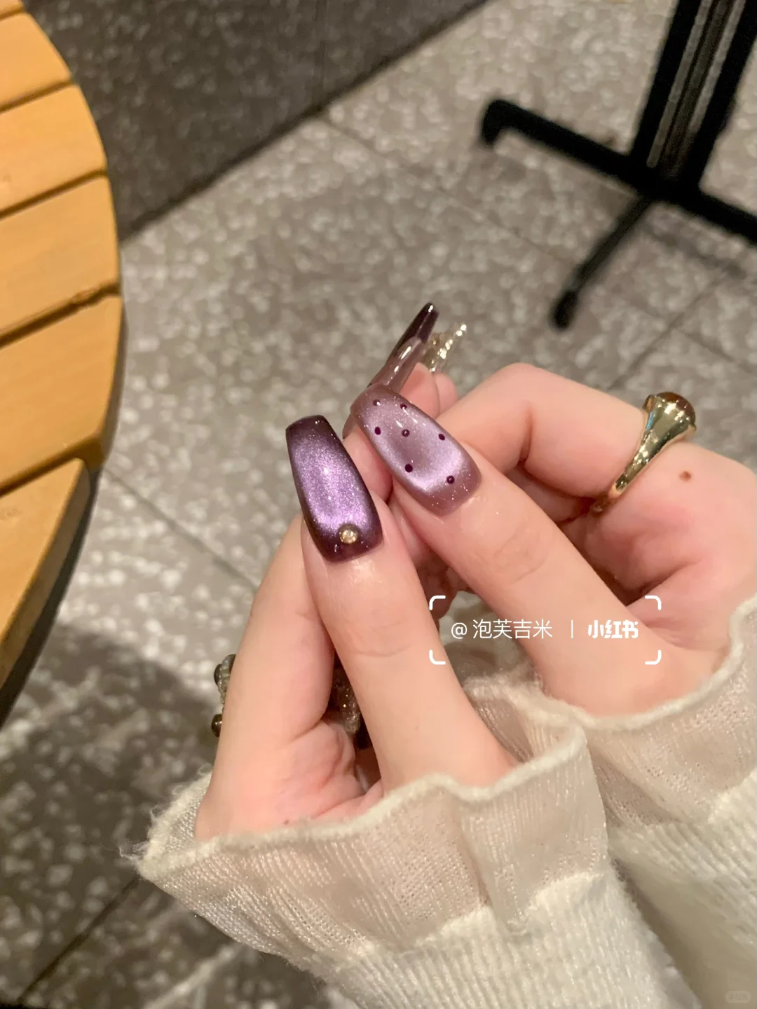 紫气东来💫💜巨显白玻璃珠猫眼✨