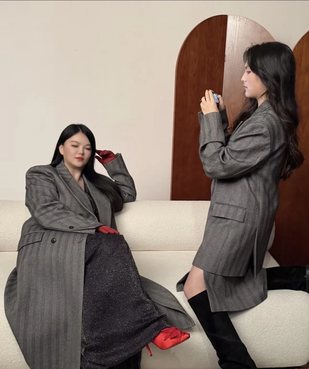 李湘晒与女儿合拍的写真美照,母女俩好nice