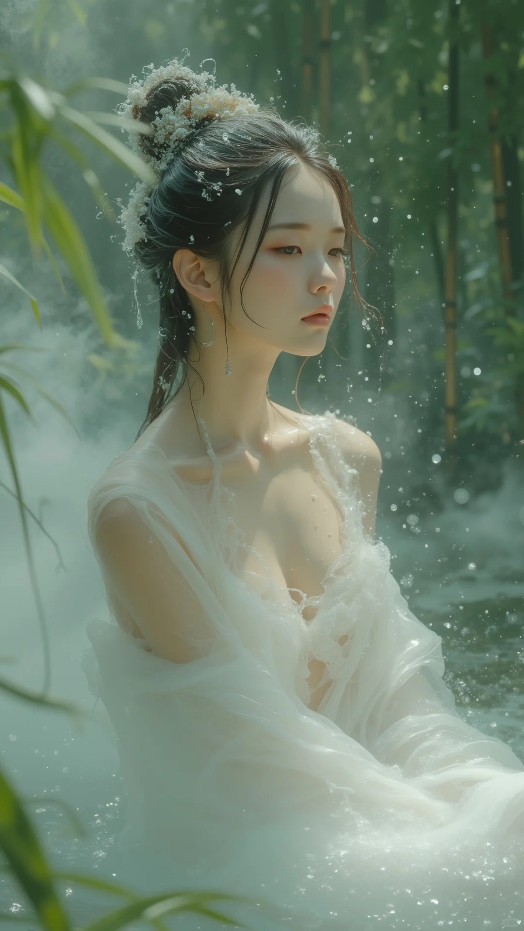 AI绘画:芙蓉出水(含咒语)