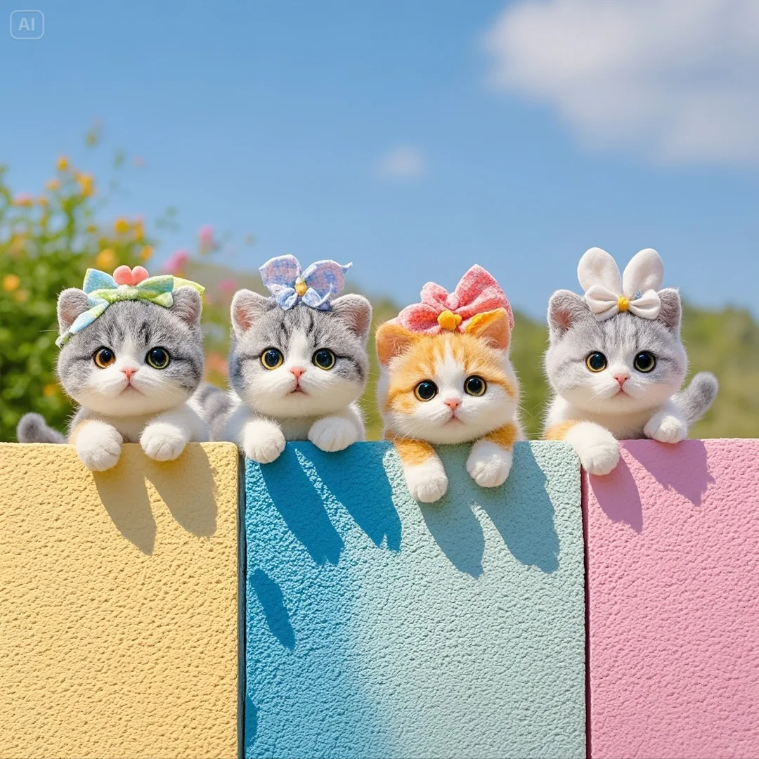 一群爱凑热闹的小猫咪🐱