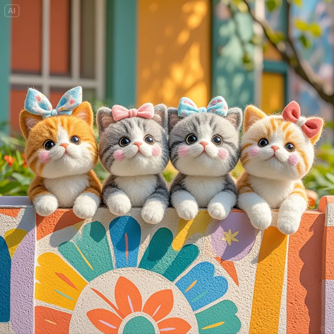 一群爱凑热闹的小猫咪🐱