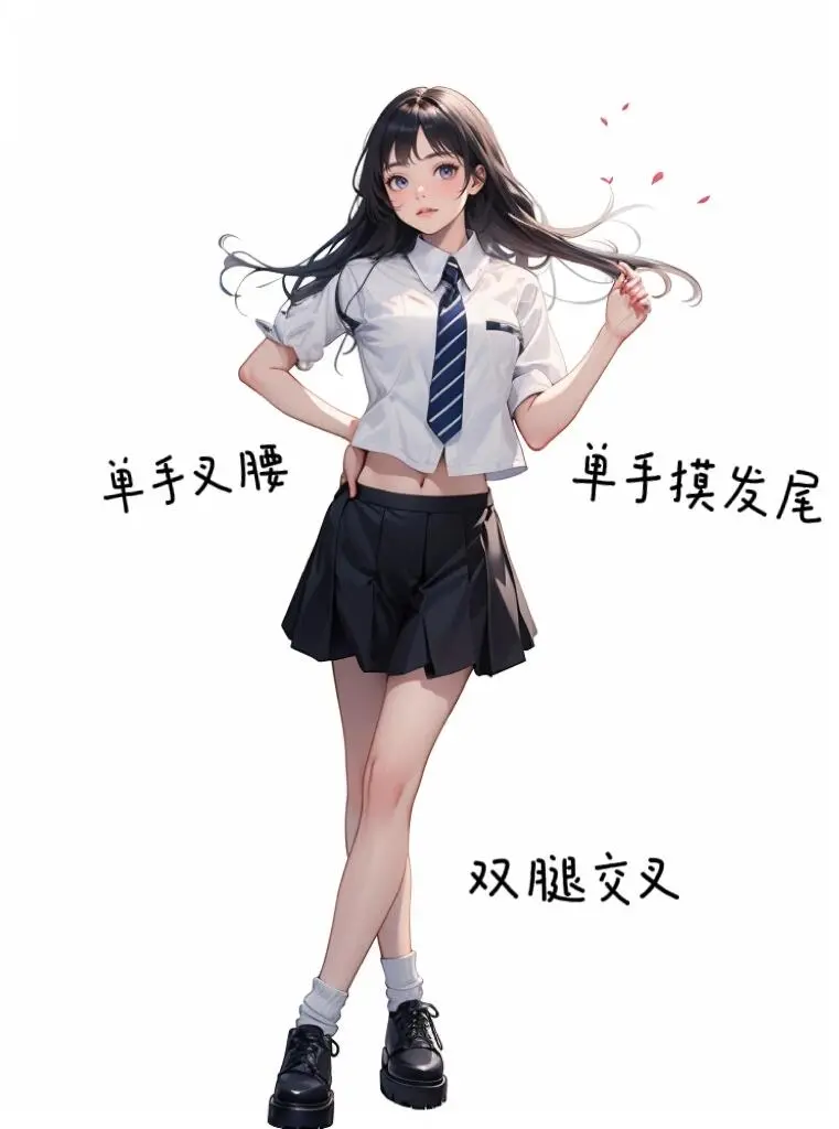 分享万能辣妹拍照姿势,拍出你的活力气息!