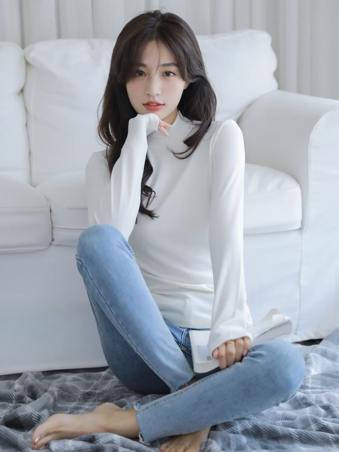 在家就可以拍出氧气感的少女写真