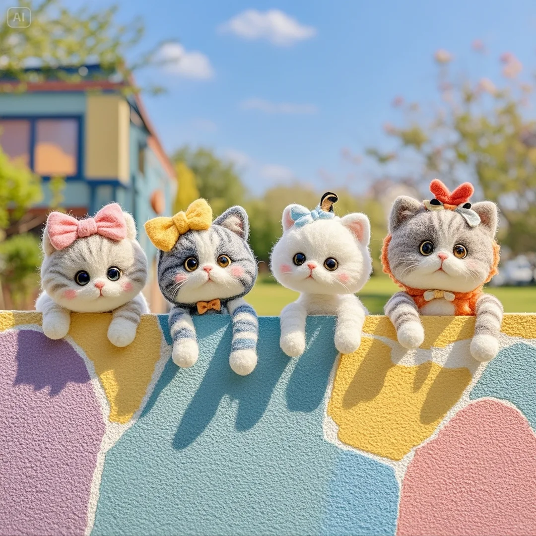 一群爱凑热闹的小猫咪🐱