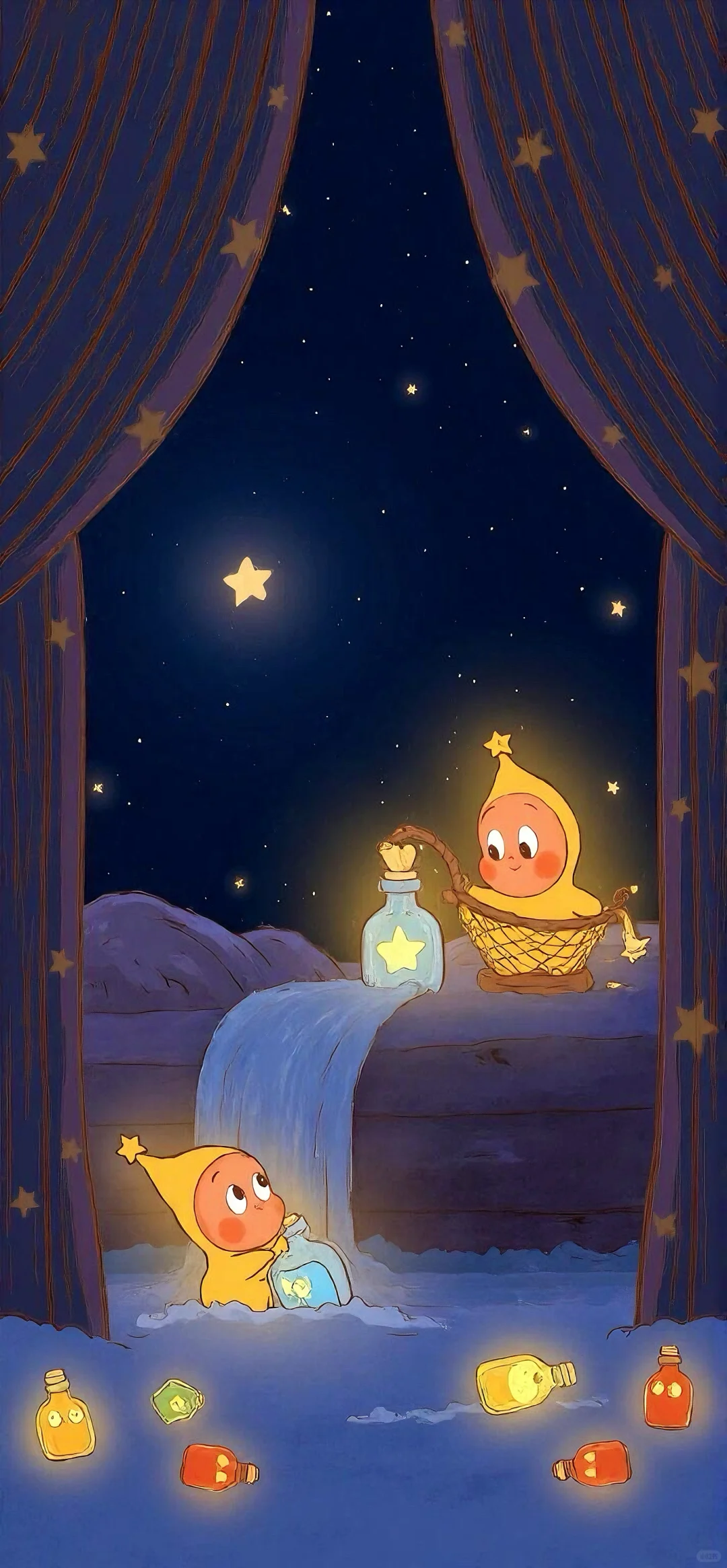 高清壁纸|背景图 动态+静态星星人合集✨
