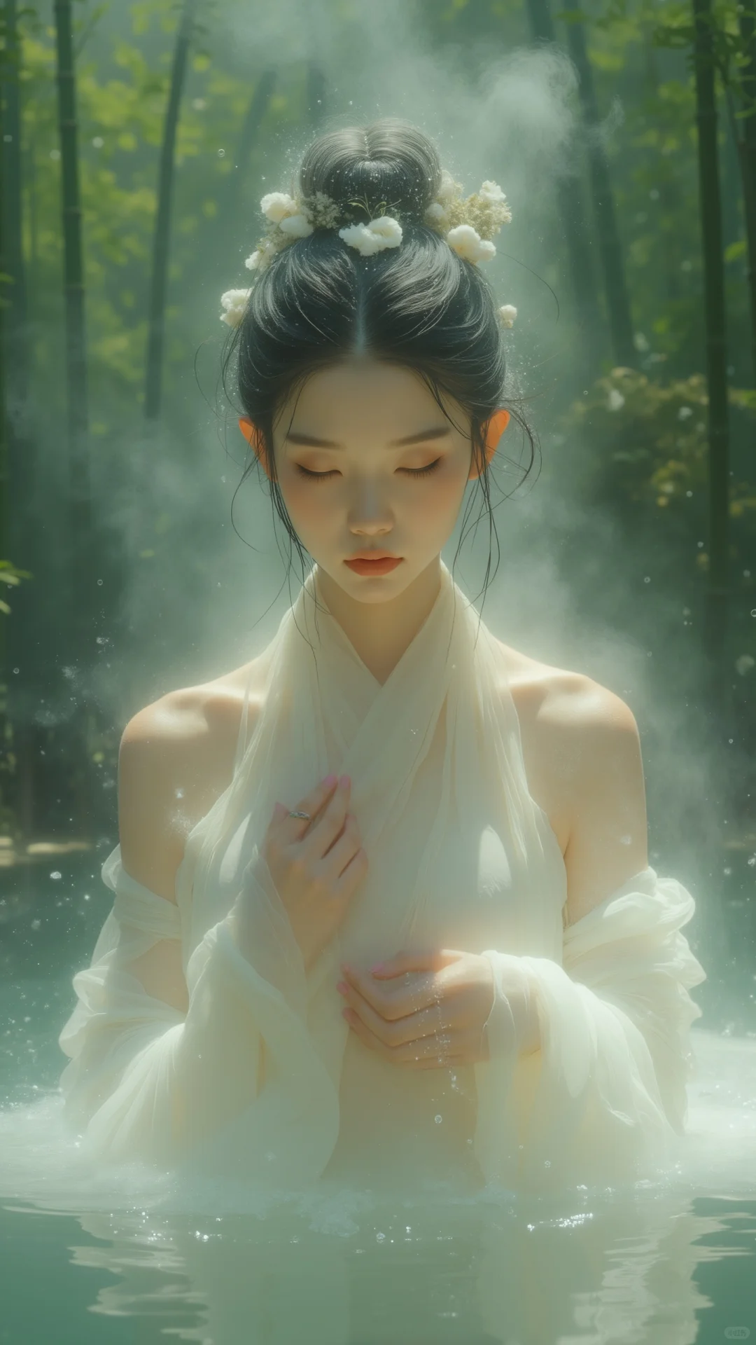 AI绘画：芙蓉出水（含咒语）