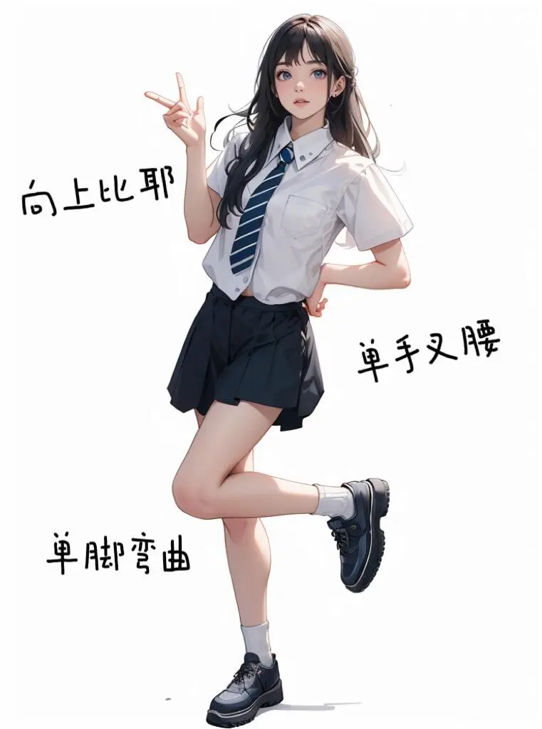 分享万能辣妹拍照姿势,拍出你的活力气息!