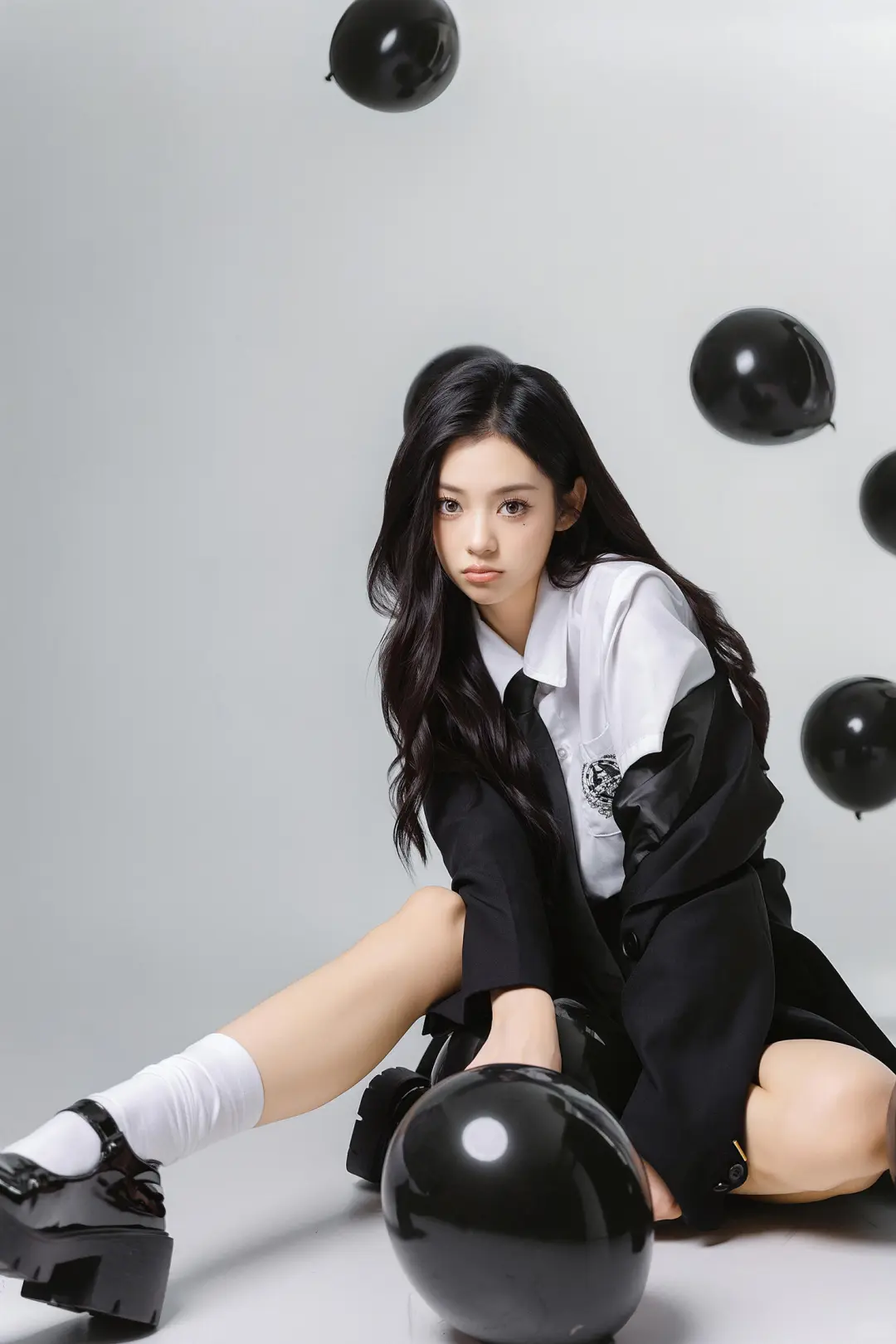 韩系女高每一张都很惊艳!郴州少女写真