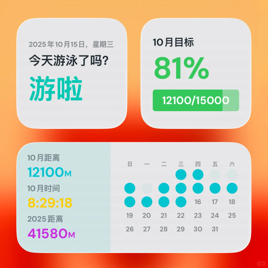 泳龄不长(3个月)装备不多(吧)