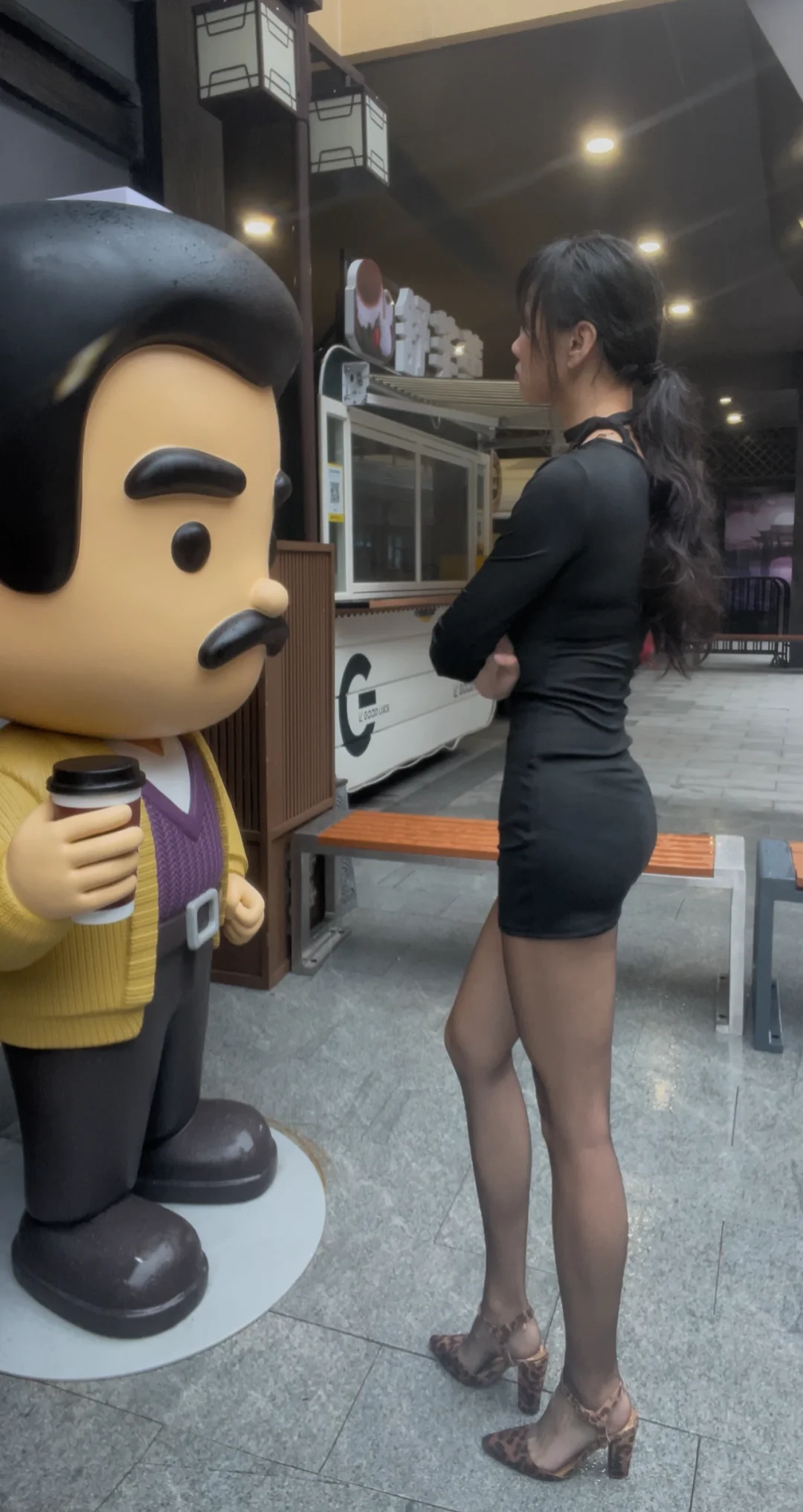 173/56健身女丝袜穿搭