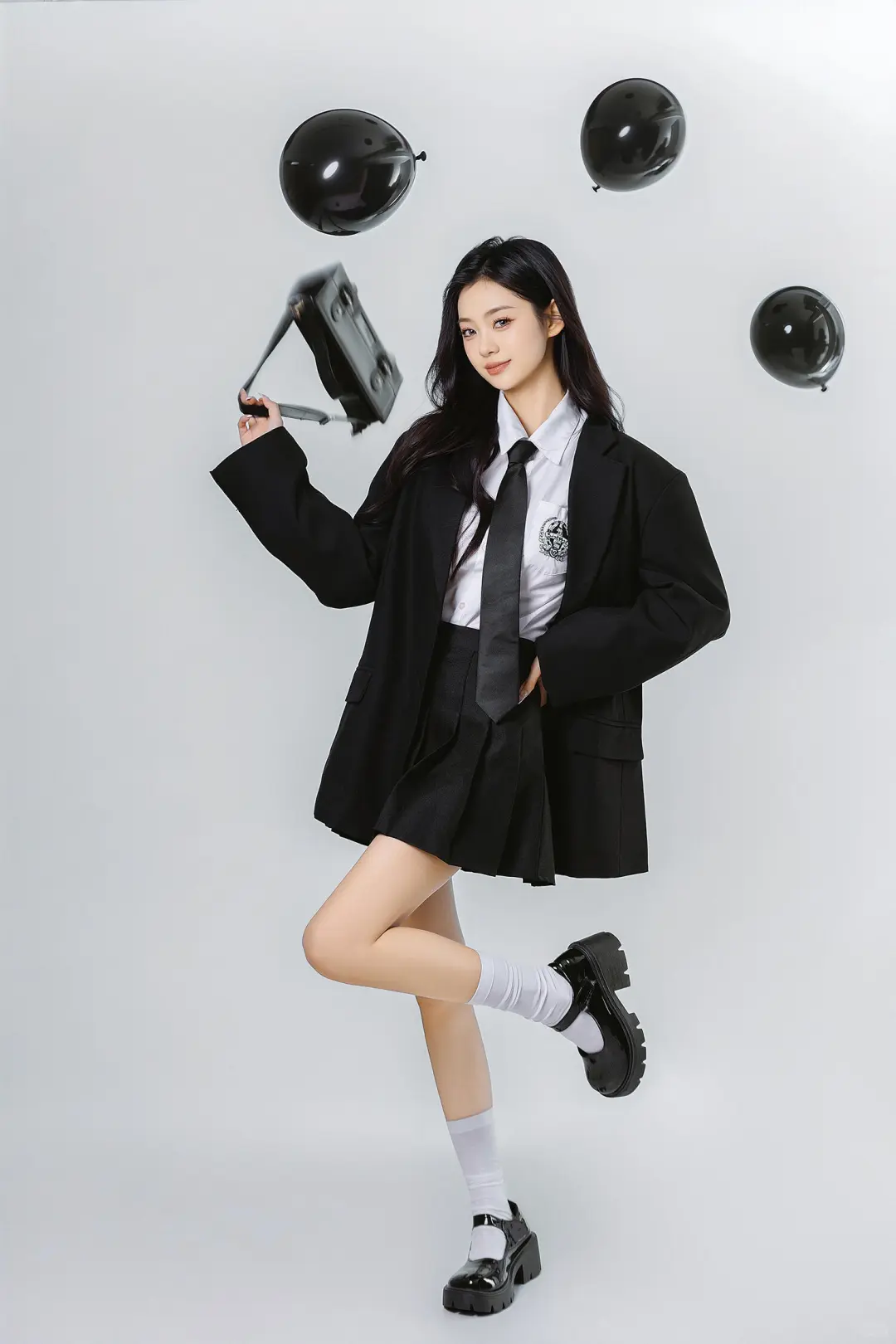 韩系女高每一张都很惊艳!郴州少女写真