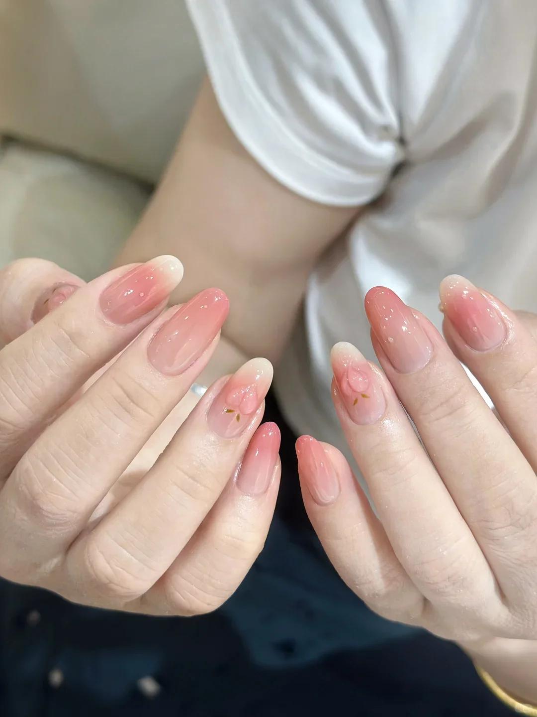 粉色水蜜桃合集丨超纯欲氛围感美甲