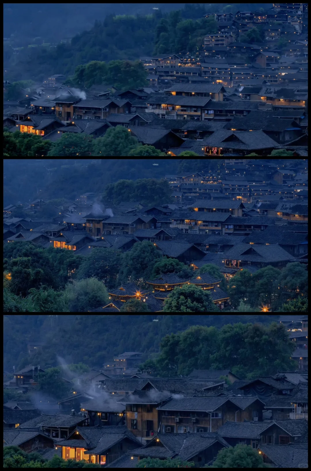三宫格风景手机壁纸