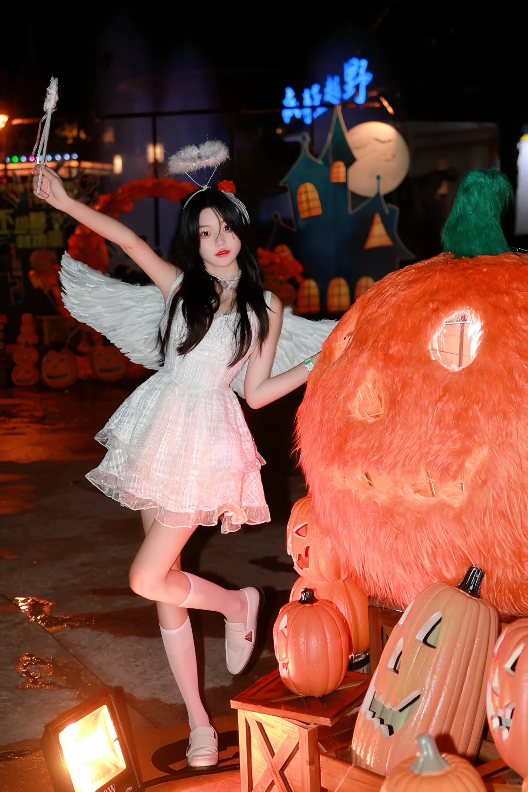 🎃⃔ 万圣节小天使出没⚡︎₊⁺🪽
