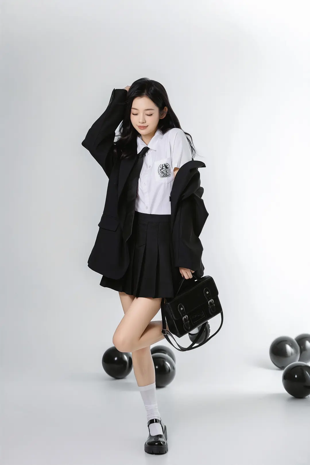 韩系女高每一张都很惊艳!郴州少女写真