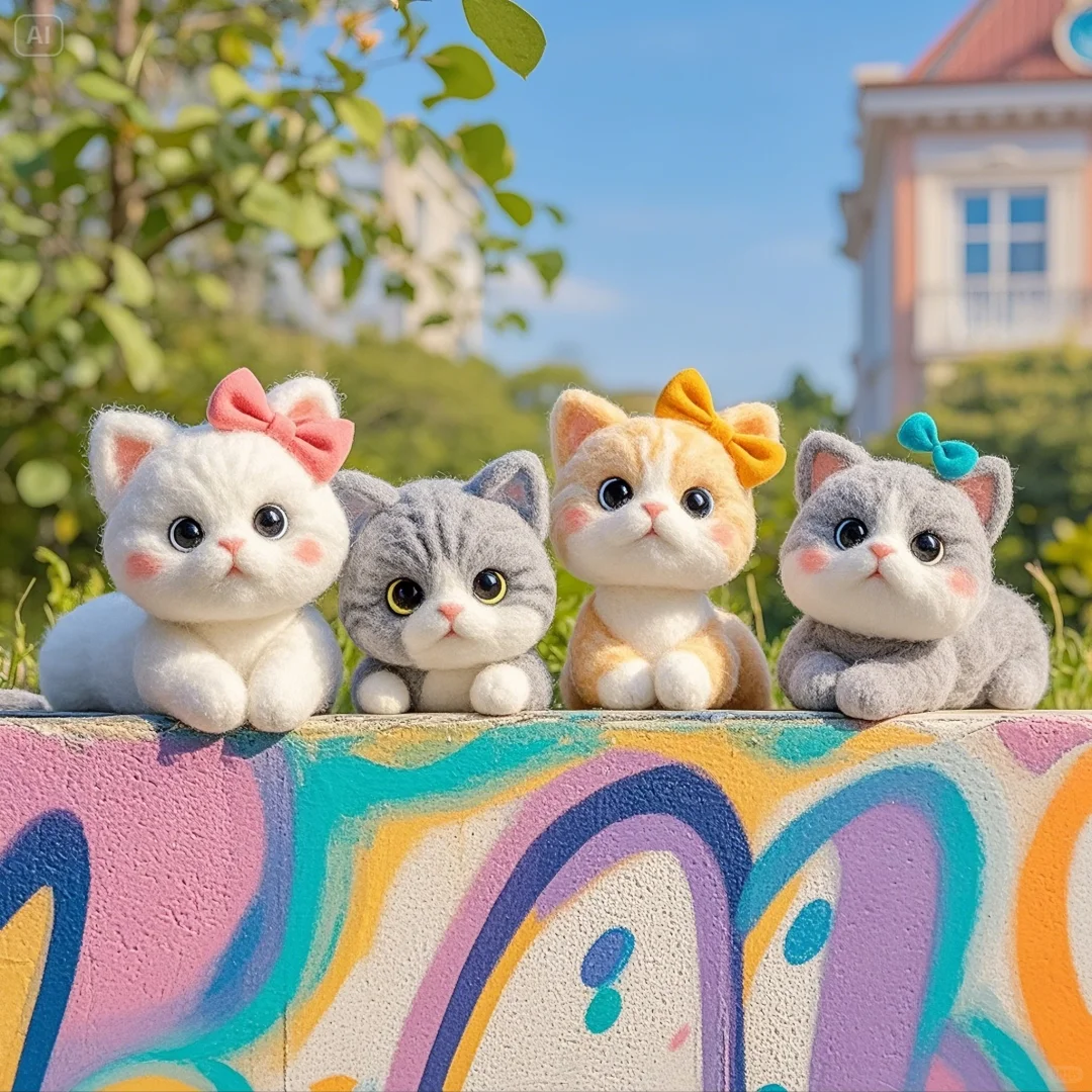 一群爱凑热闹的小猫咪🐱