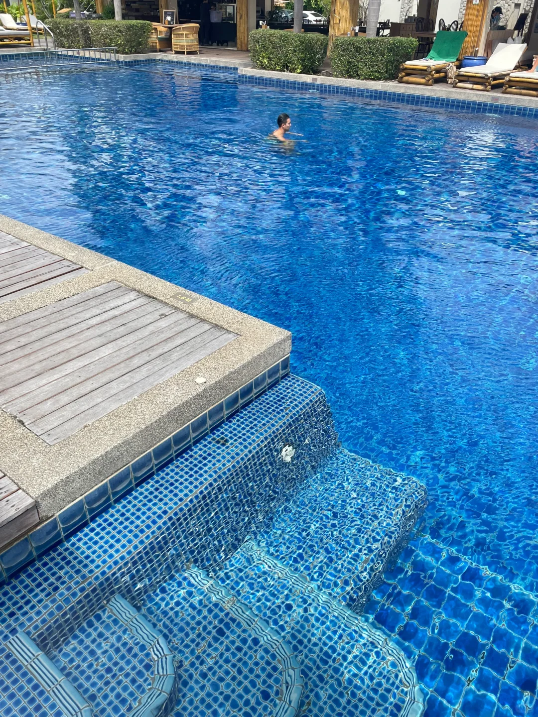 每天都认真游泳