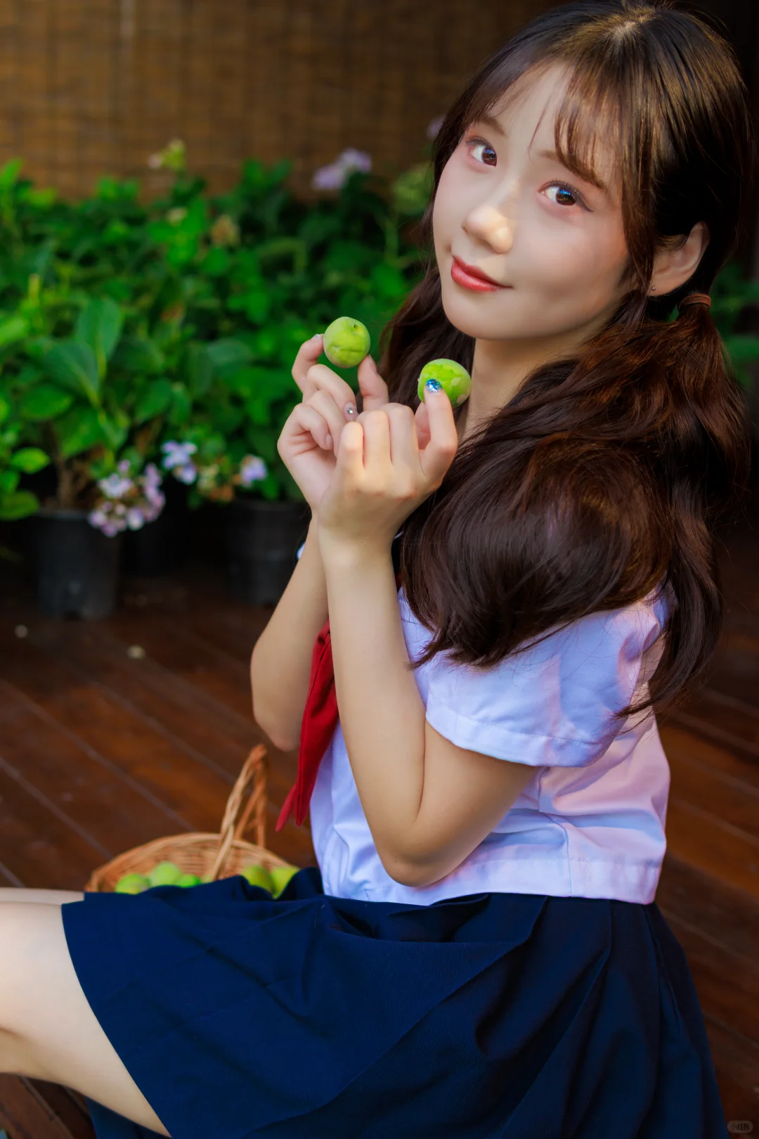 一定要穿jk!真的好有氛围感!