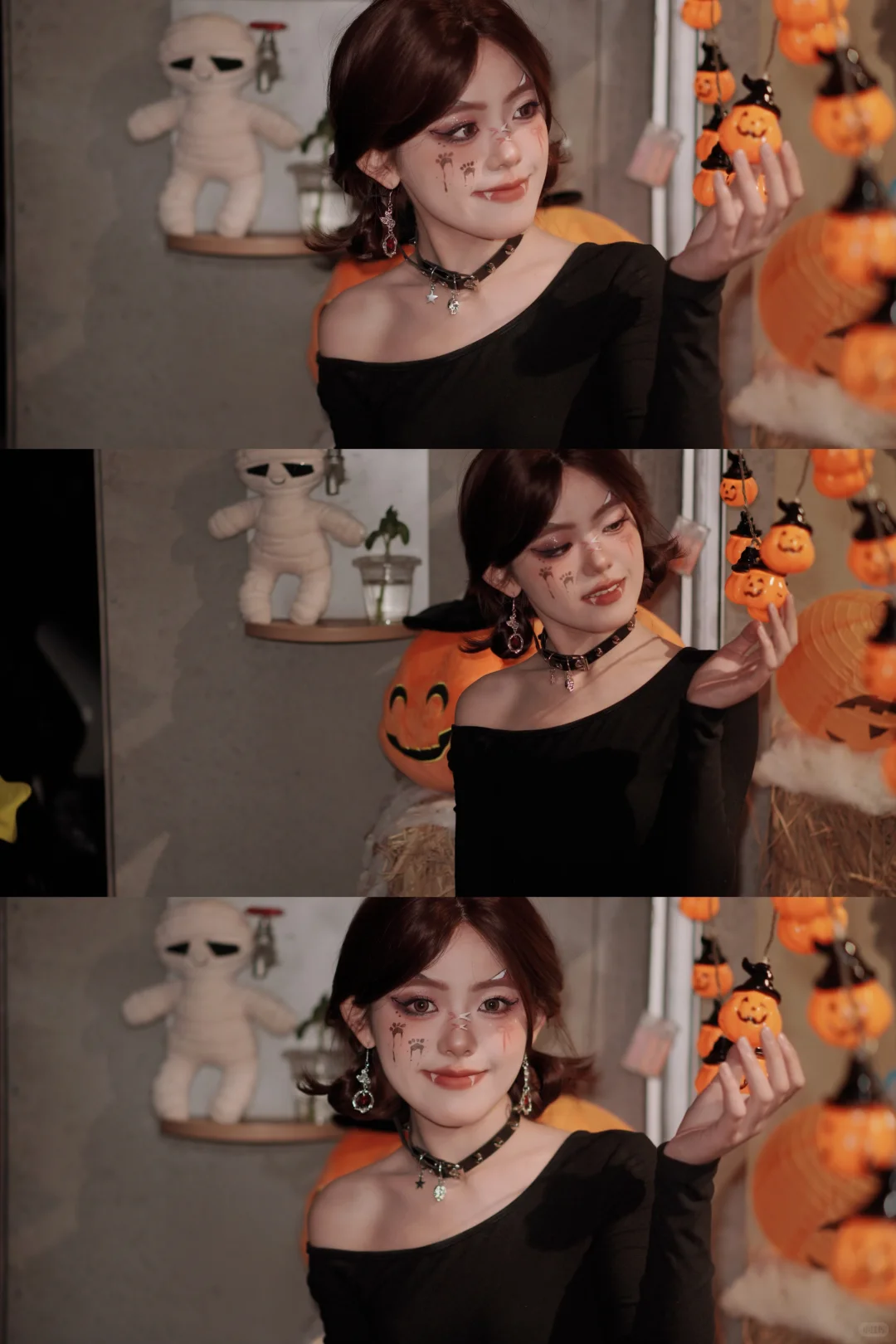 ˚₊‧ ✞ 𓆩ℌ𝔞𝔩𝔩𝔬𝔴𝔢𝔢𝔫𓆪 ‧₊˚ 小猫惡魔