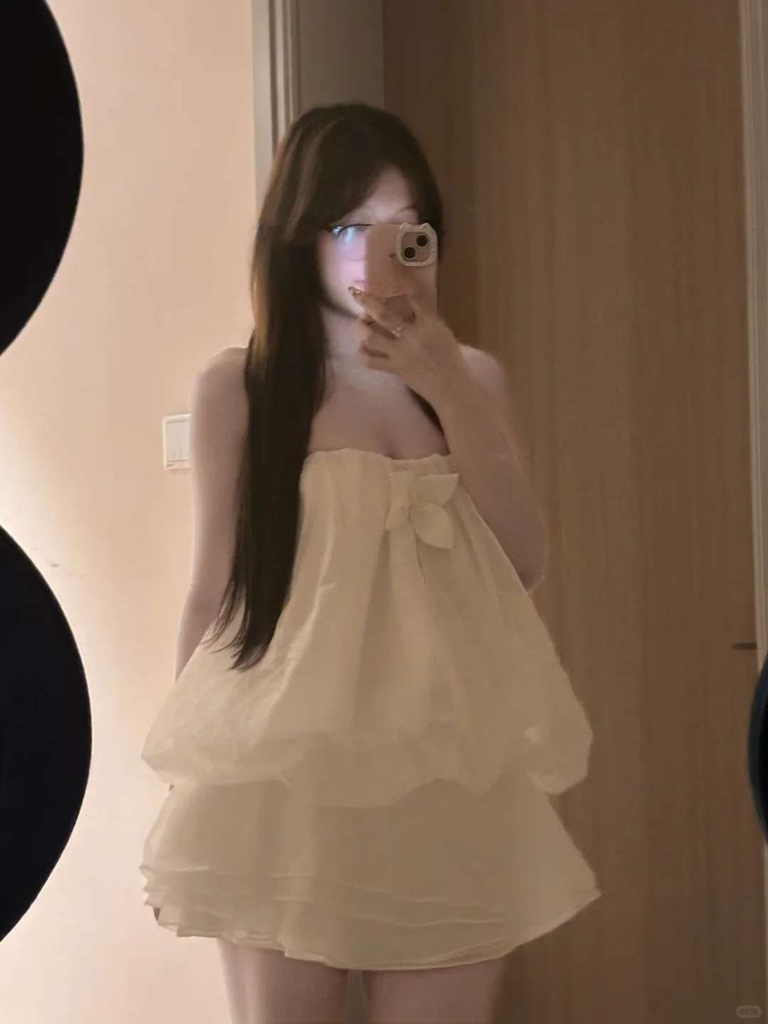 好美的白裙