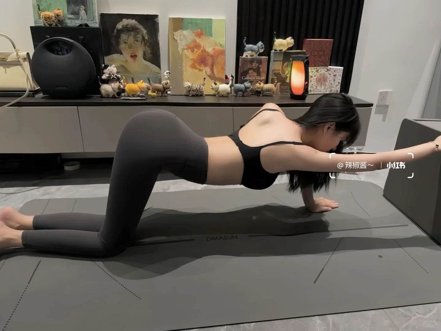 谁练谁舒服的猫牛式~