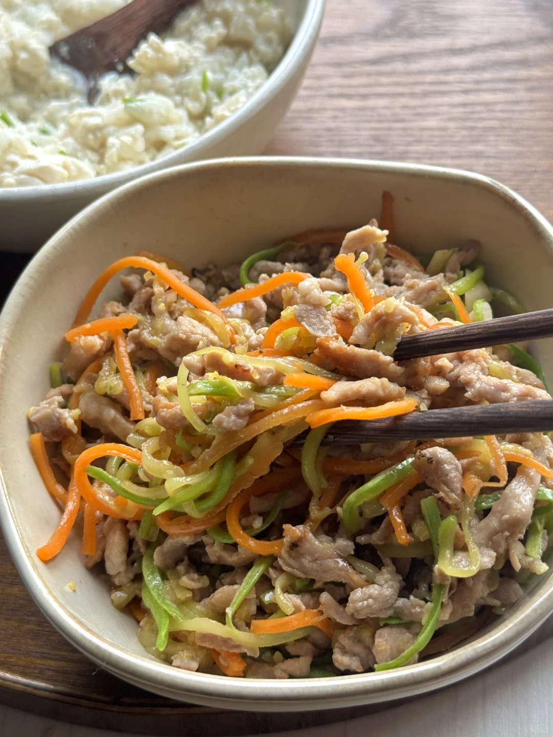 好喜欢这样干净清淡的饭菜