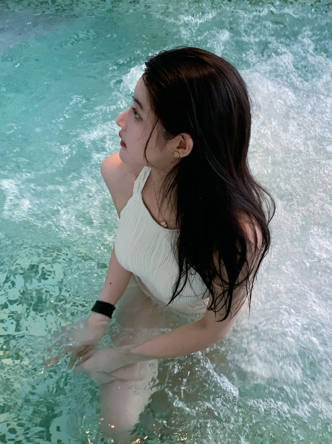 🏊泳池拍照📷夏天怎么能不游泳呢