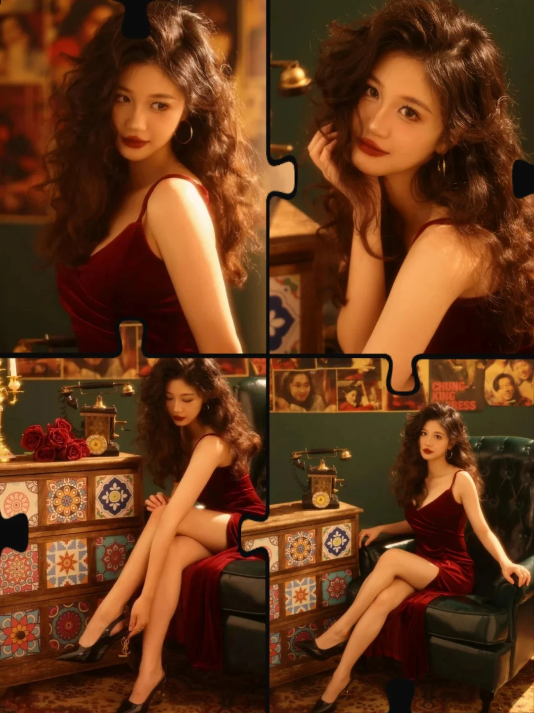 普通人千万不要尝试港风写真❗️会被惊艳!