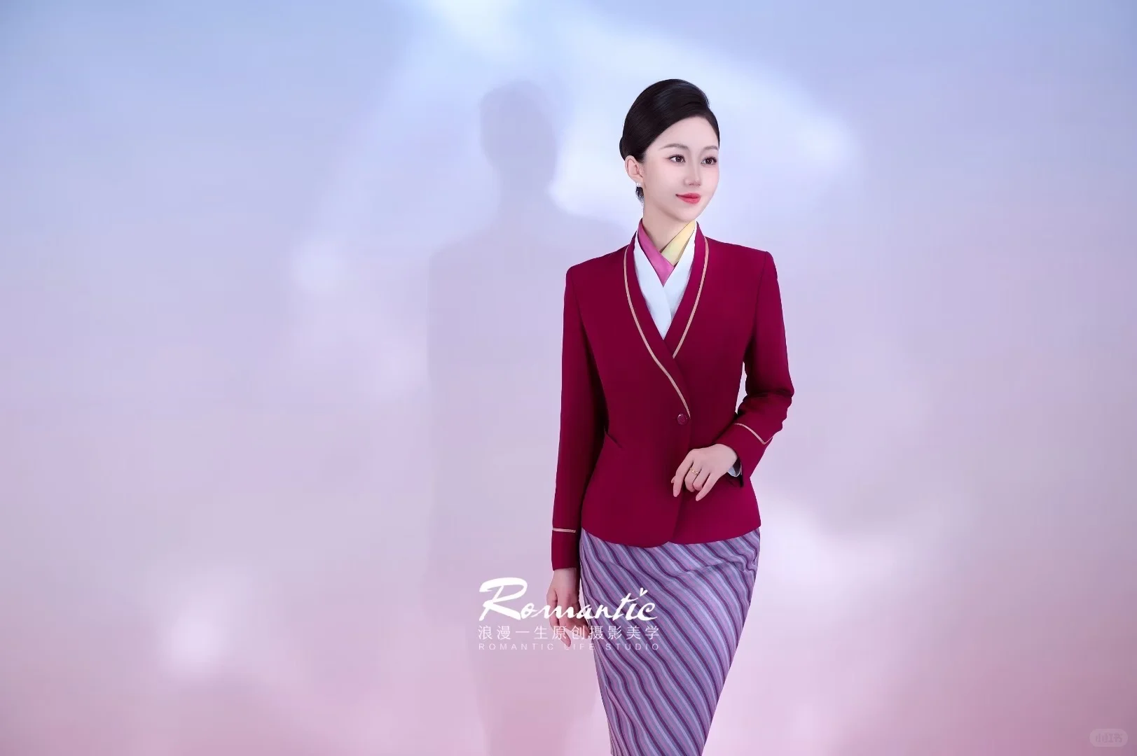 最近爆火的一组制服写真