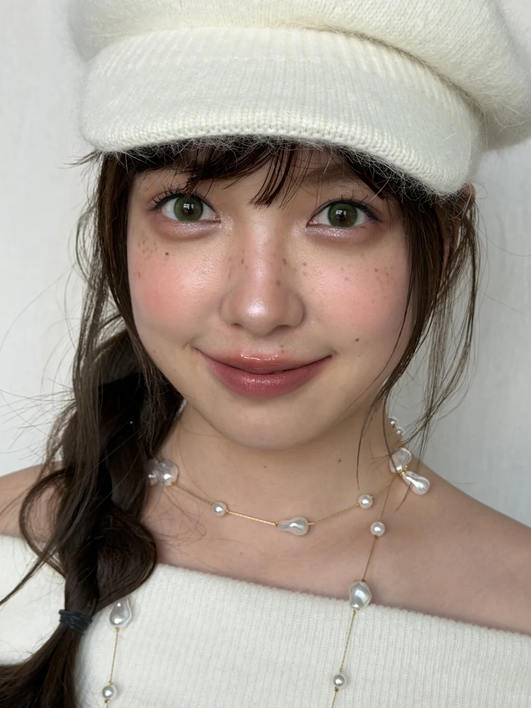 纯欲风白桃汽水雀斑妆｜圆脸宝宝天菜妆