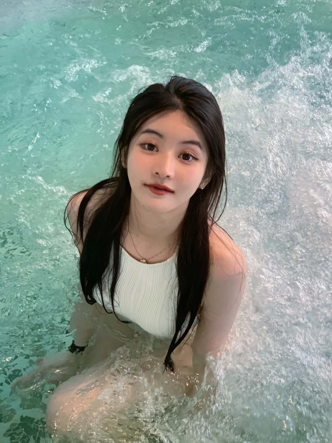 🏊泳池拍照📷夏天怎么能不游泳呢