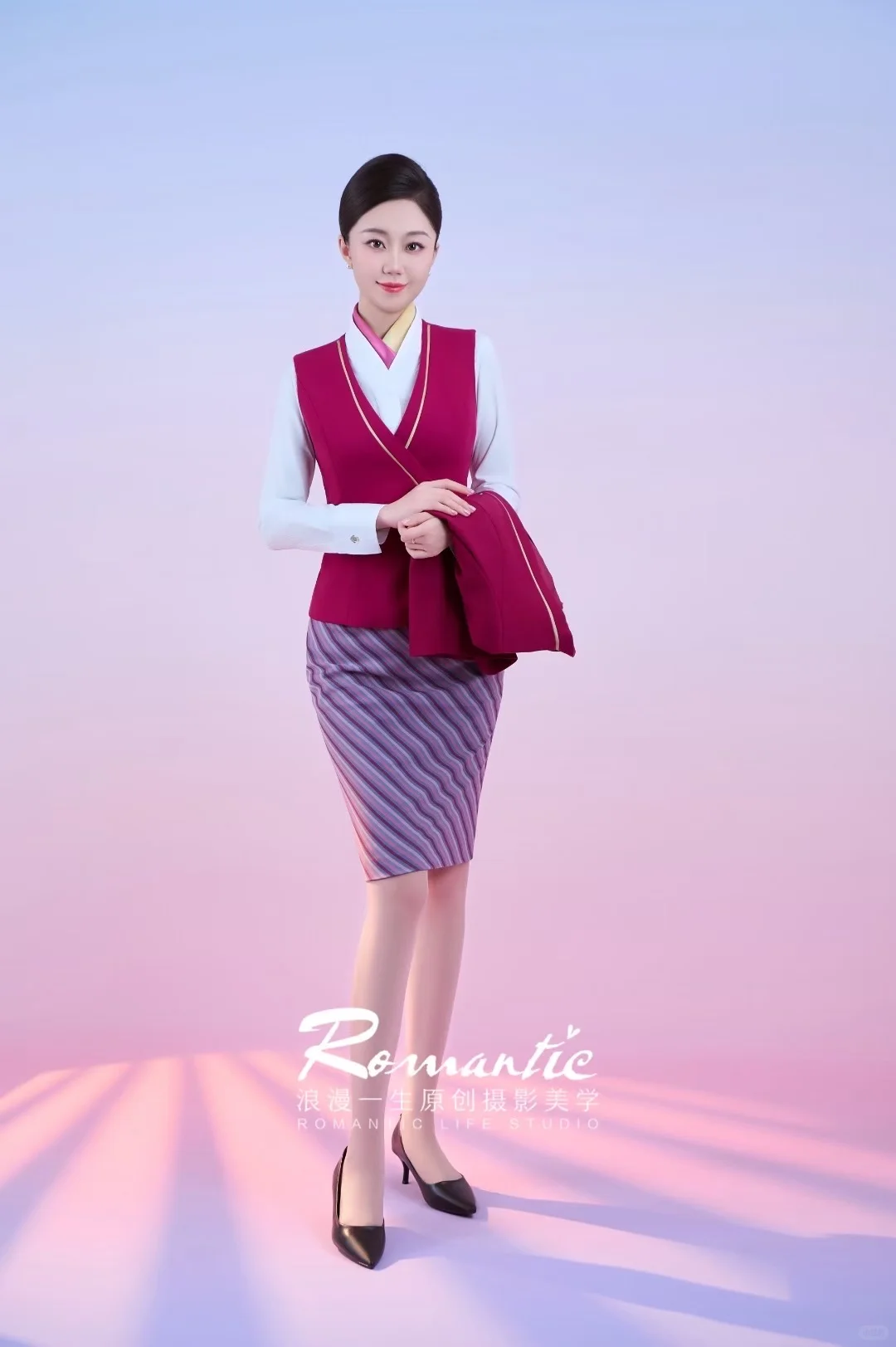 最近爆火的一组制服写真