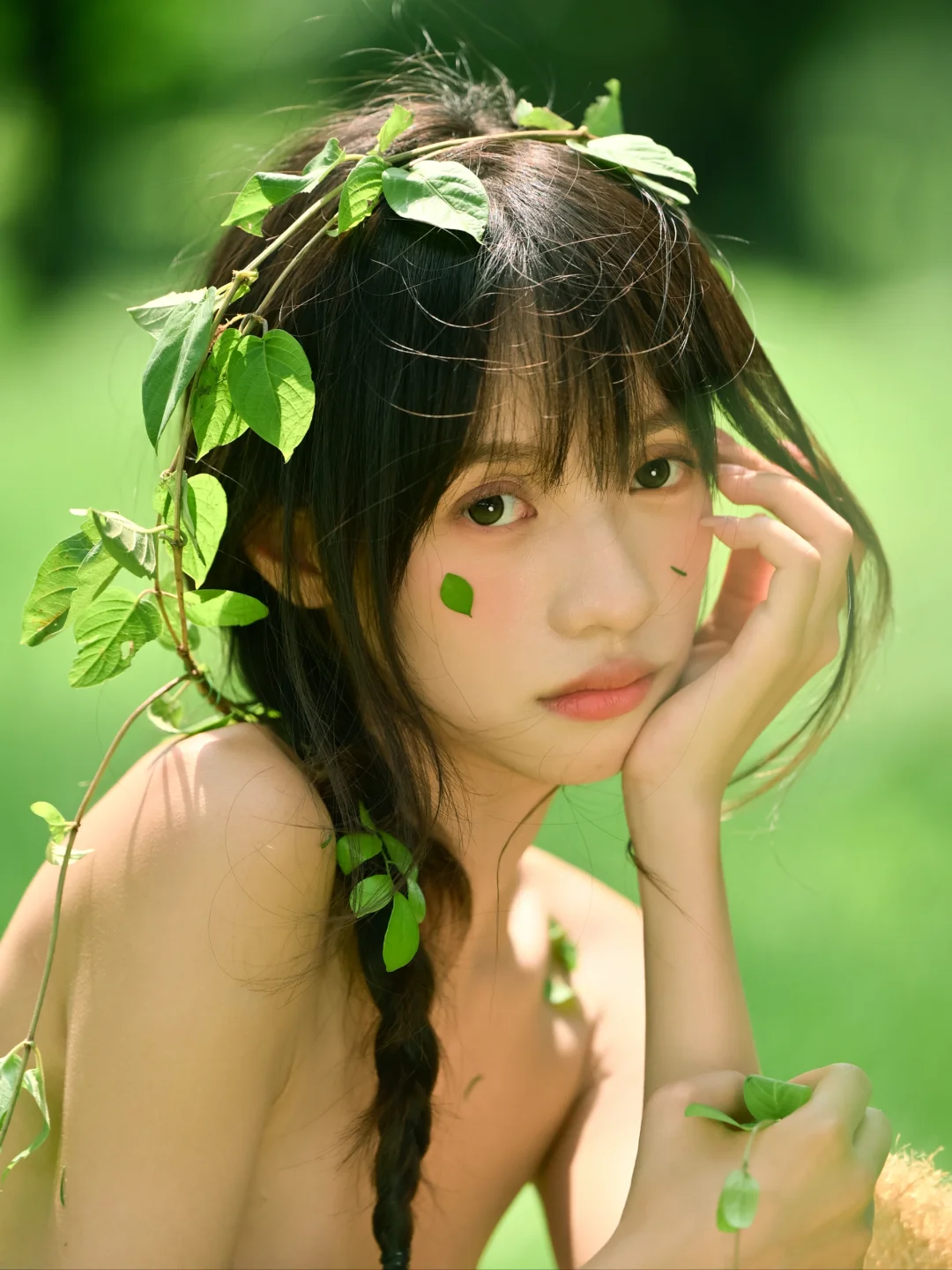 树的脉络蔓延进我🌿