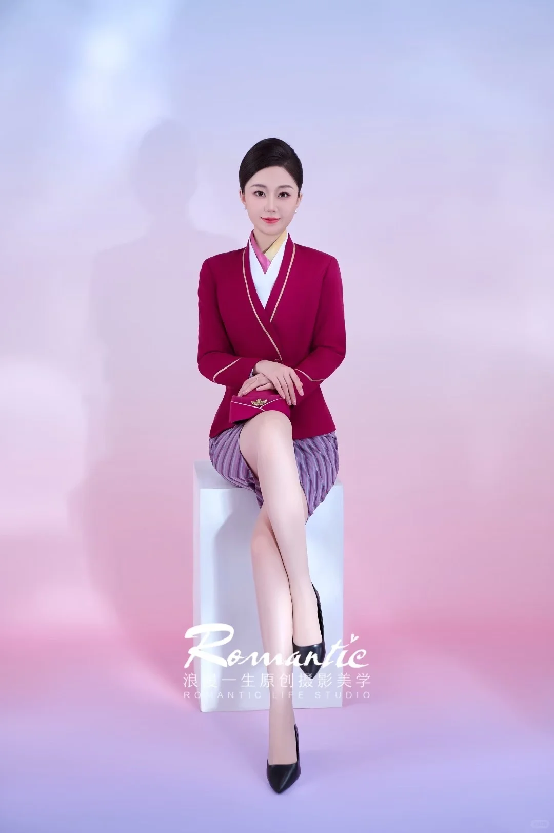 最近爆火的一组制服写真